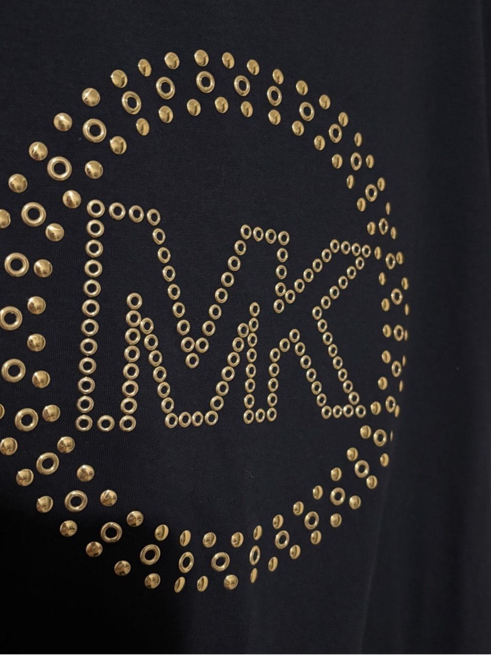 Michael Kors Midnight Blue Tee with Logo Tag - Picture 4 of 7